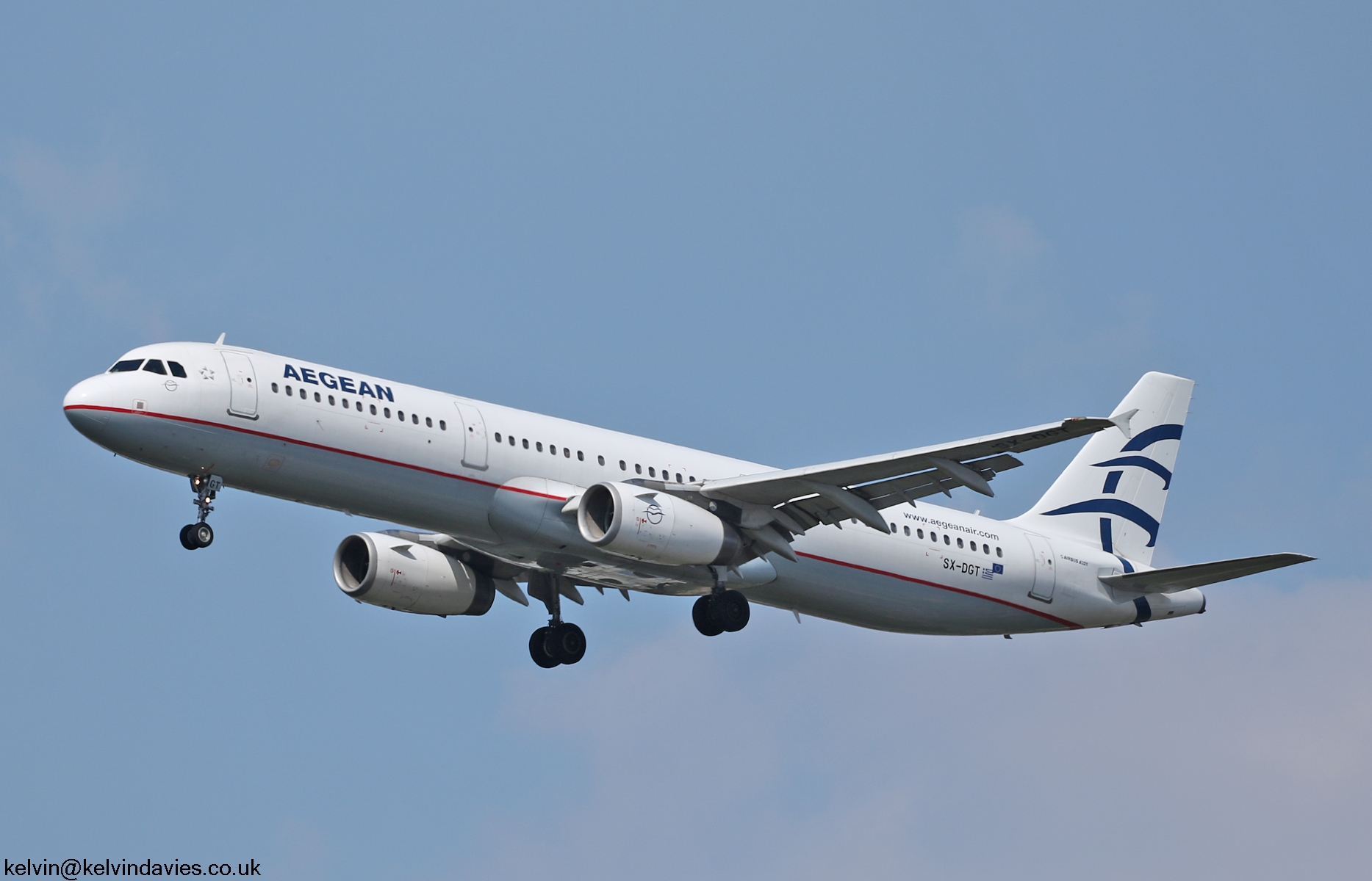 Aegean Airlines A321 SX-DGT