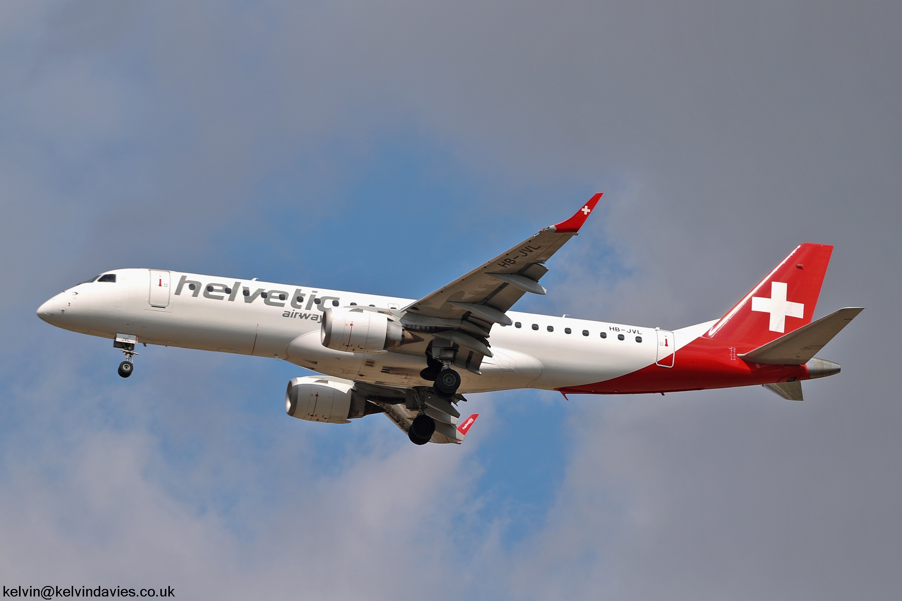 Helvetic Airways 190LR HB-JVL