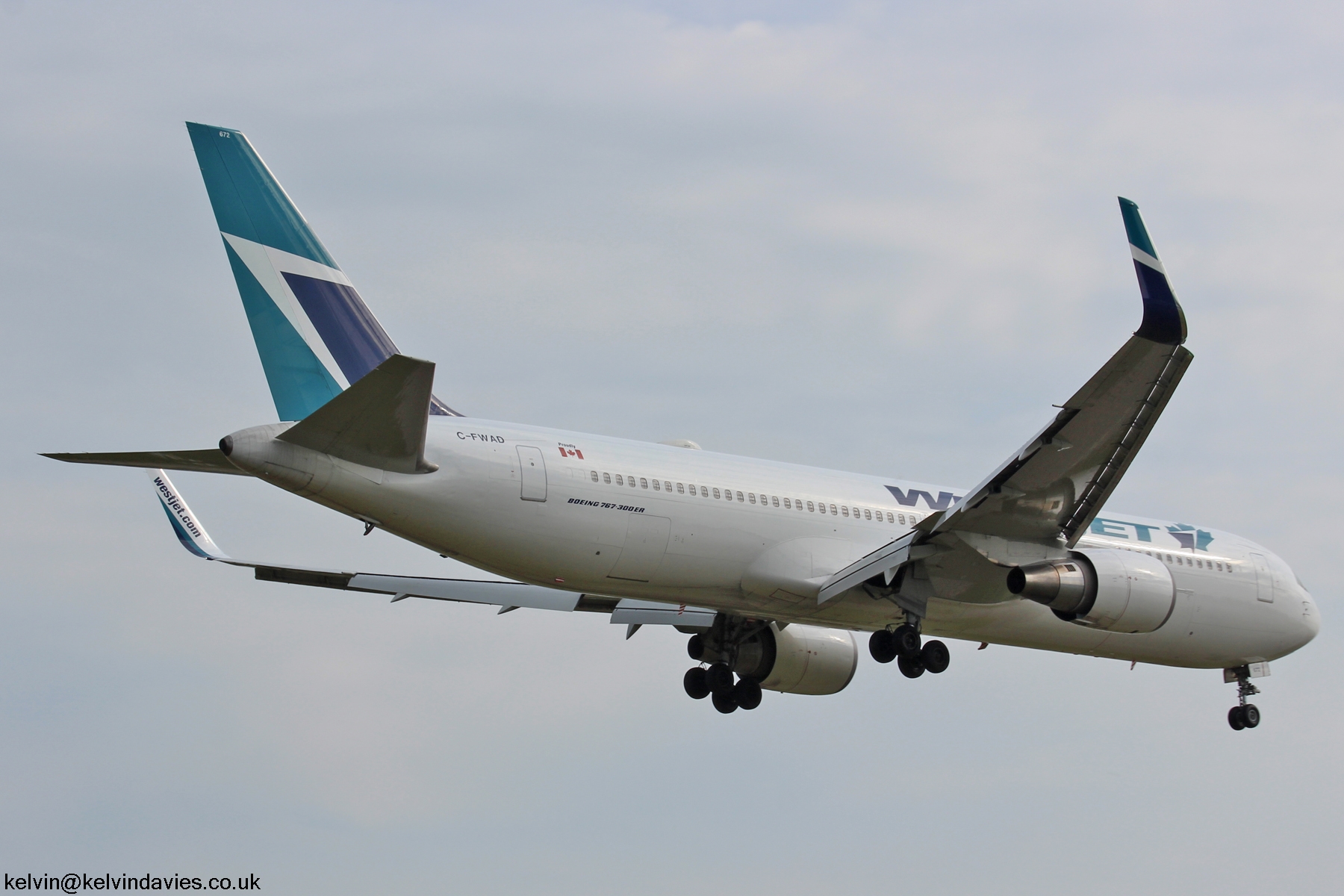 Westjet 767 C-FWAD