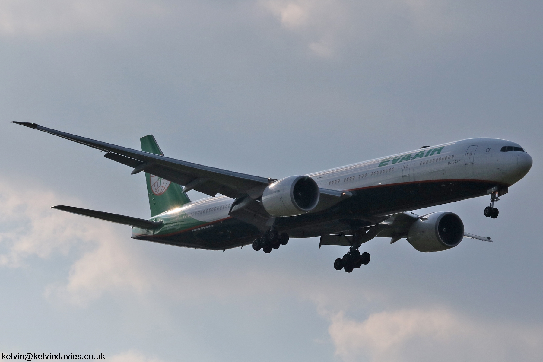 Eva Air 777 B-16727