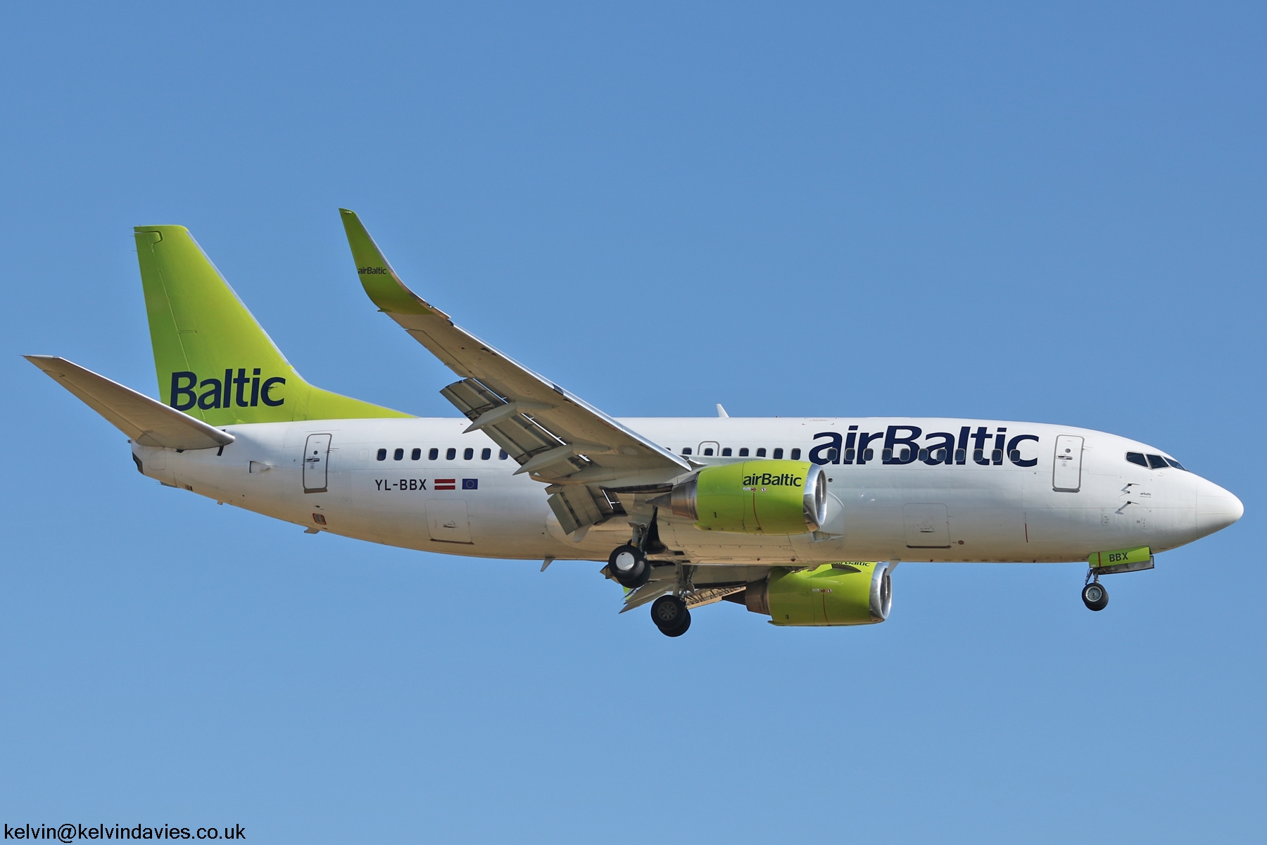 Air Baltic 737 YL-BBX
