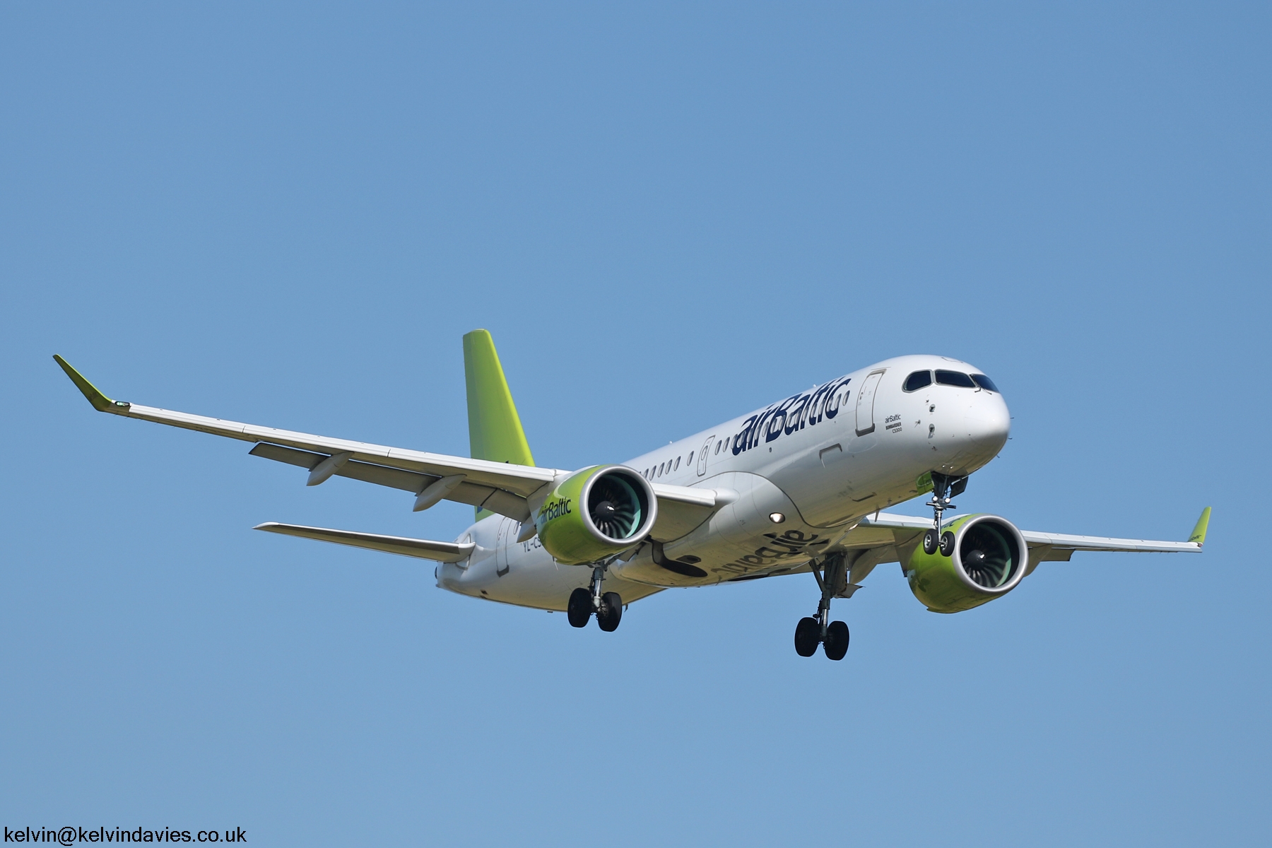 Air Baltic Bombardier C300 YL-CSB