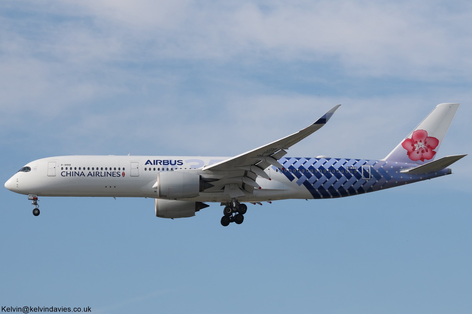 China Airlines A350 B-18918