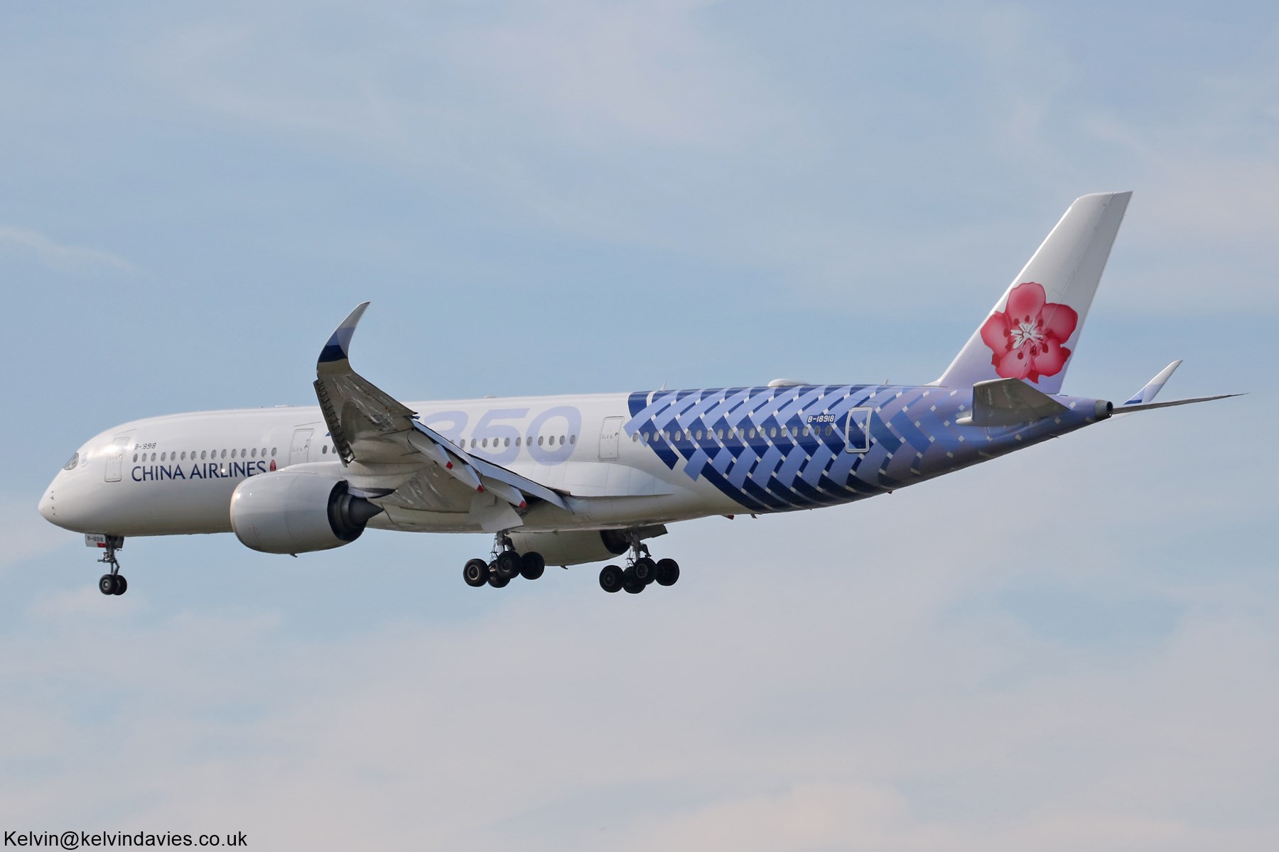 China Airlines A350 B-18918