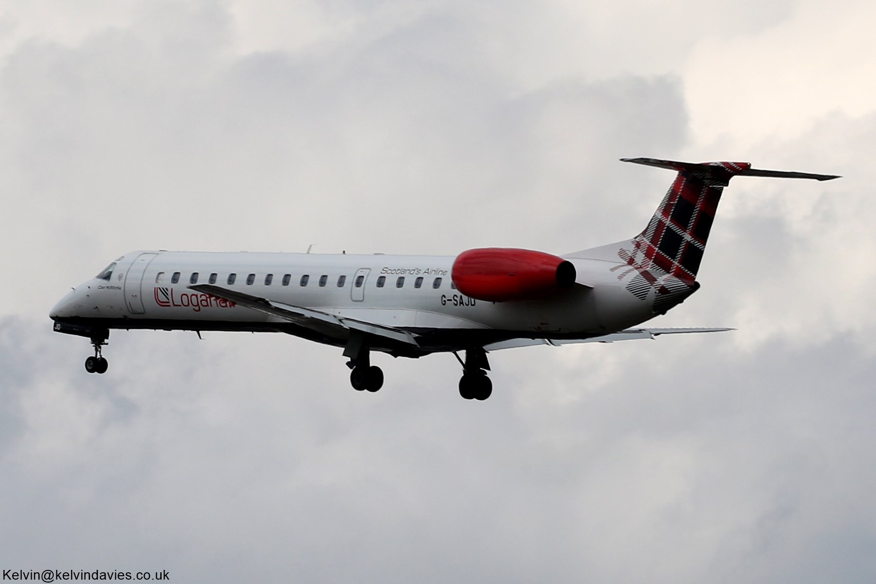 Loganair Embraer ERJ145 G-SAJD