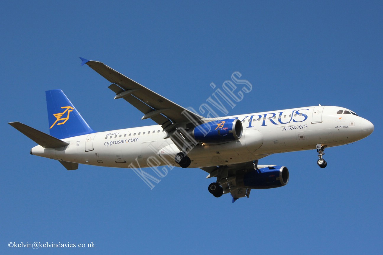 Cyprus Airways A320 5B-DCJ